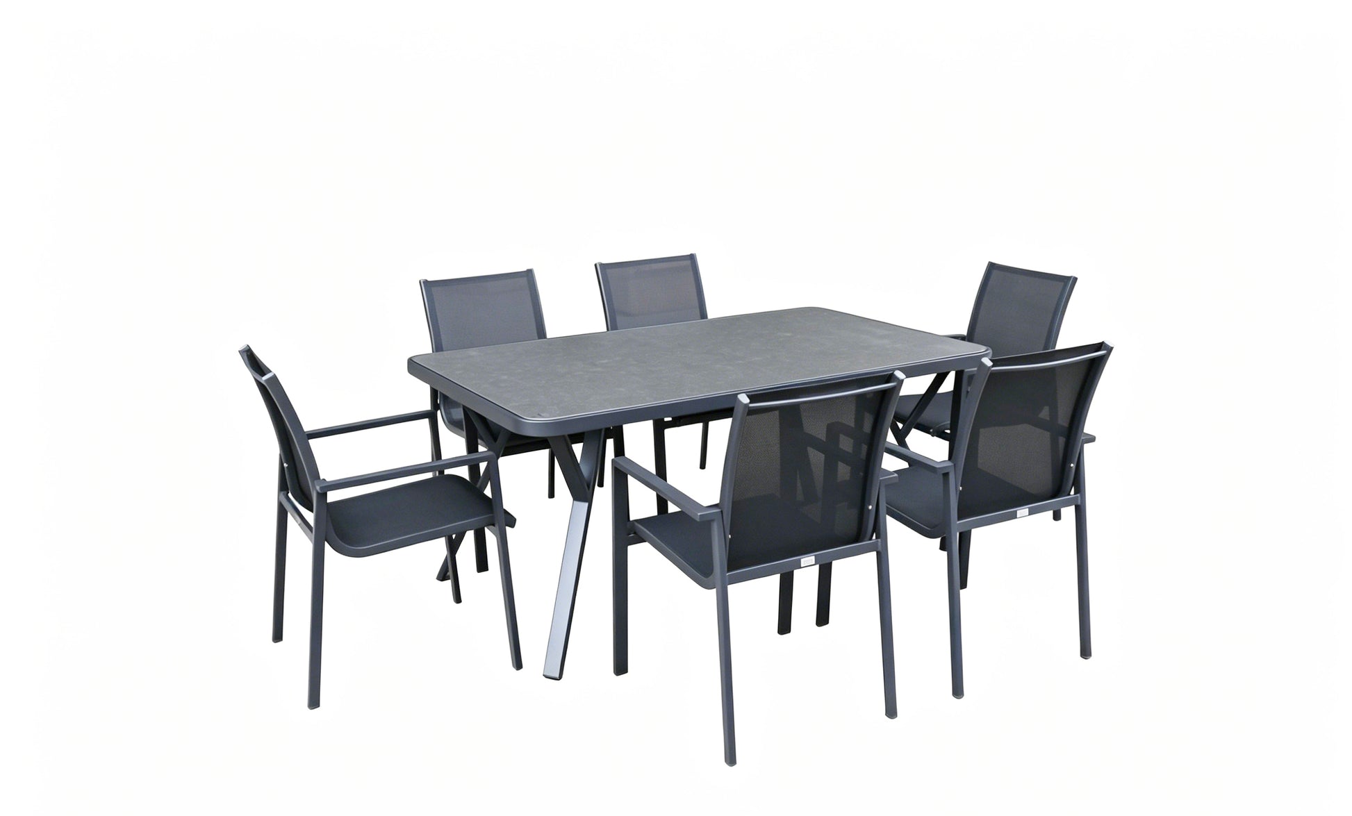Garda Dark Grey Dining Set
