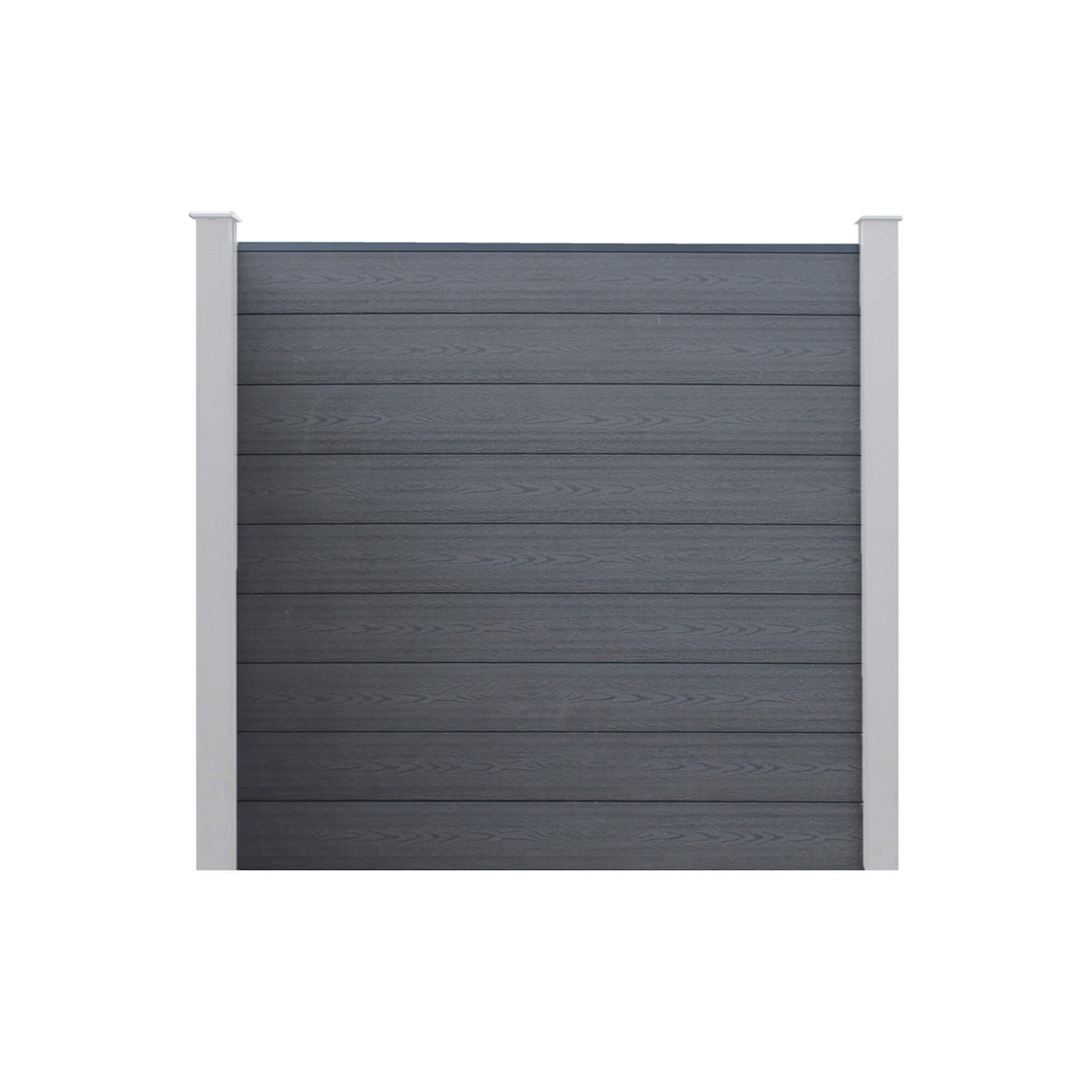 Charcoal Composite Fence on a white background.