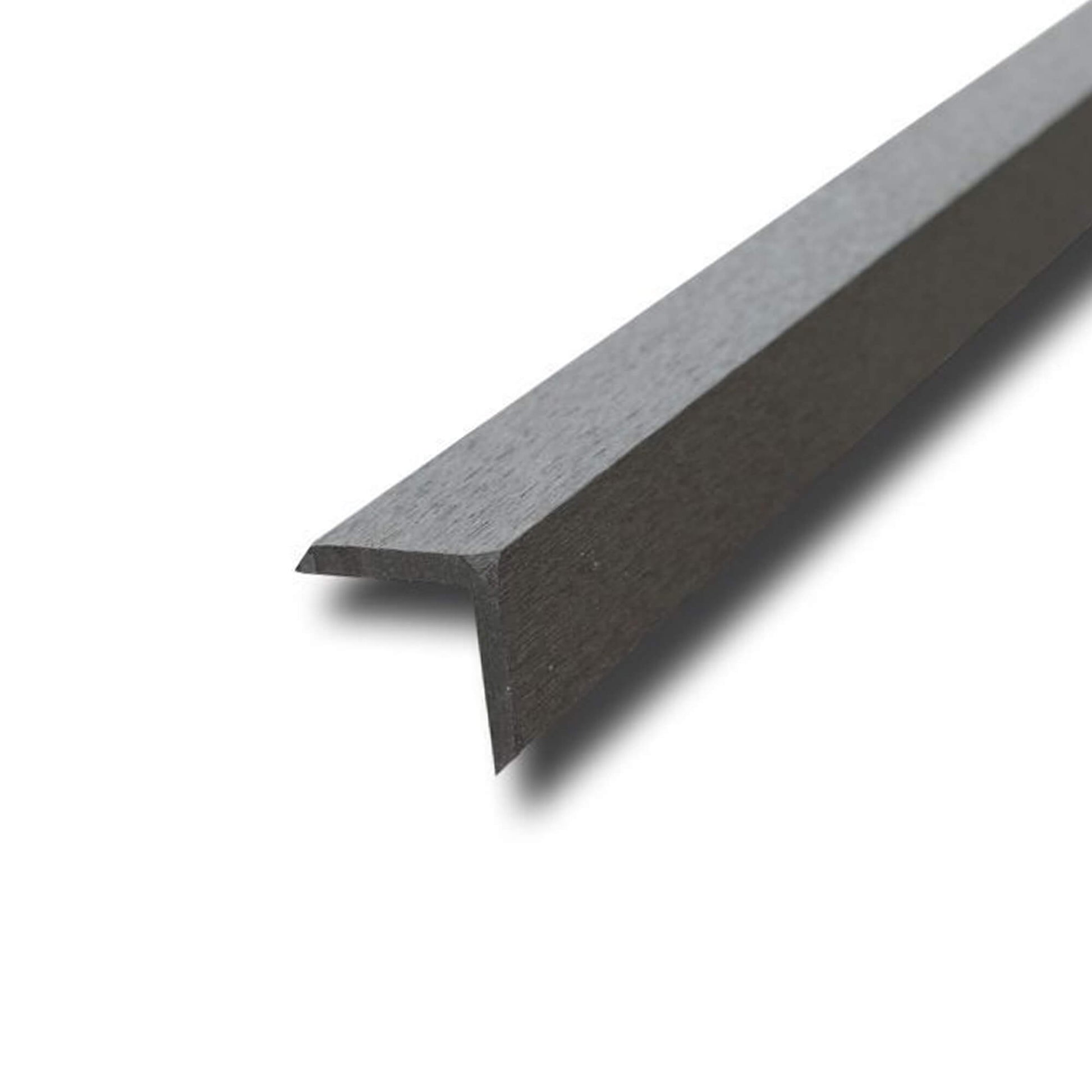 A Charcoal Composite Cover Strip on a white background.