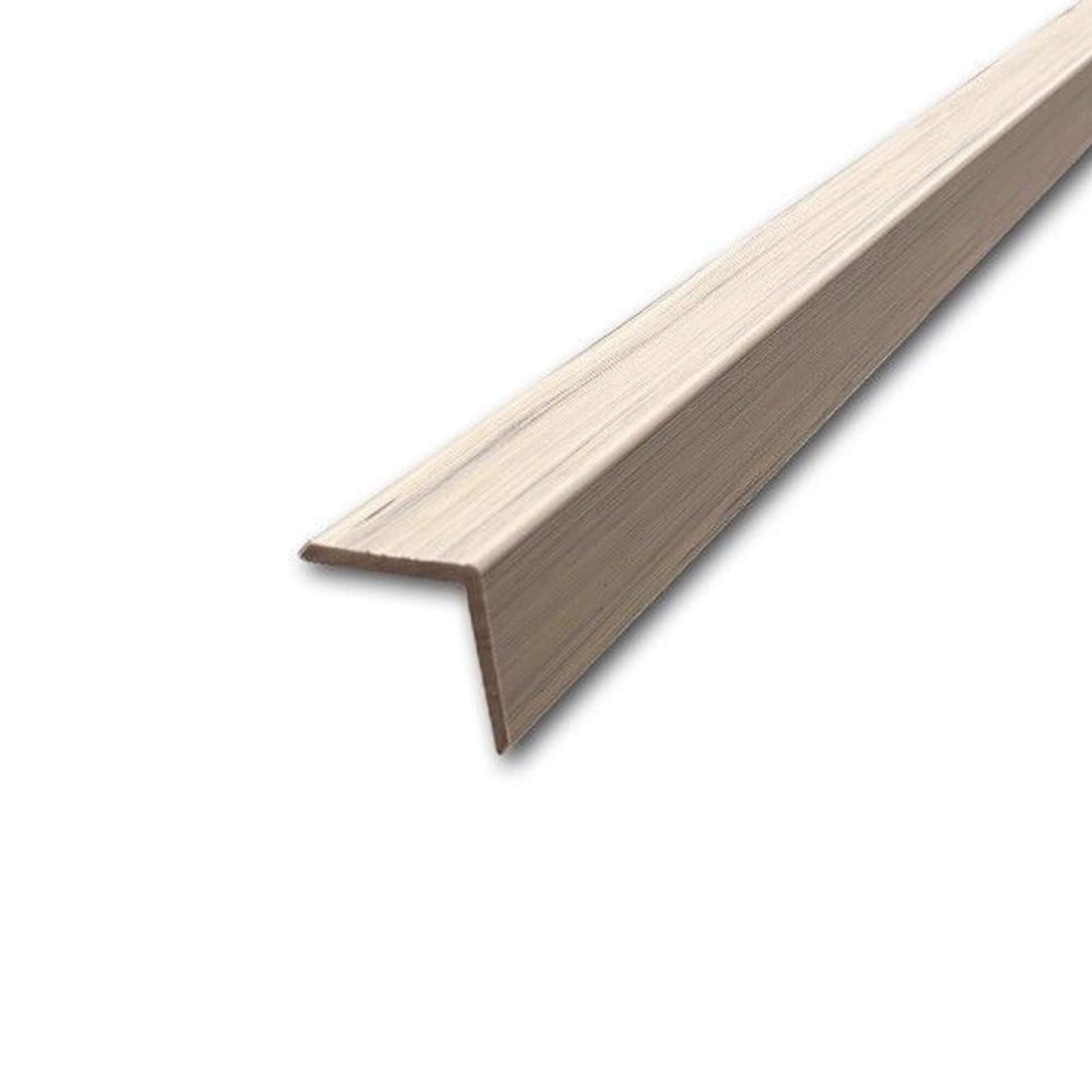 An Ivory Co-Extruded Composite Cover Strip on a white background.