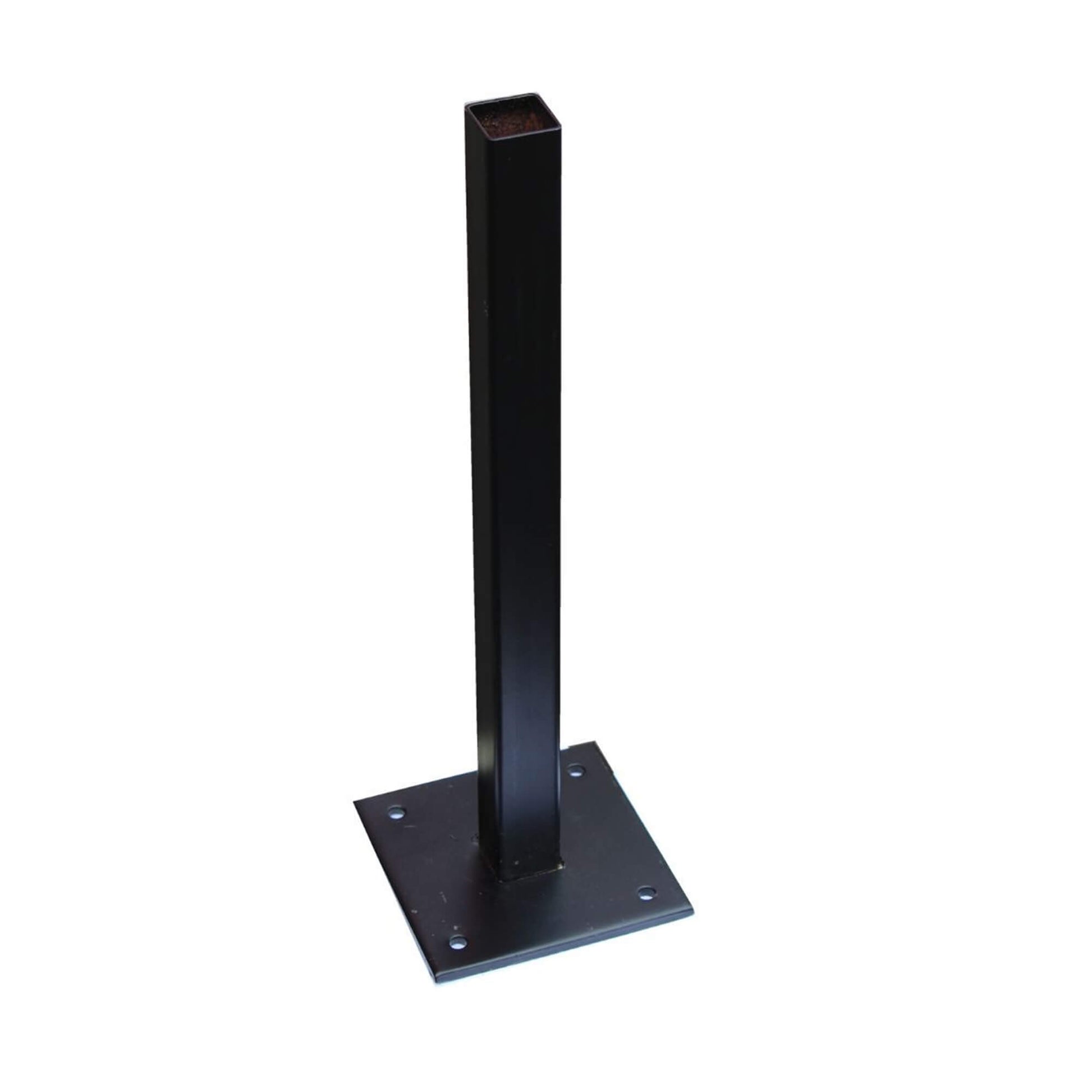 Composite Decking Metal Post Base on a white background.