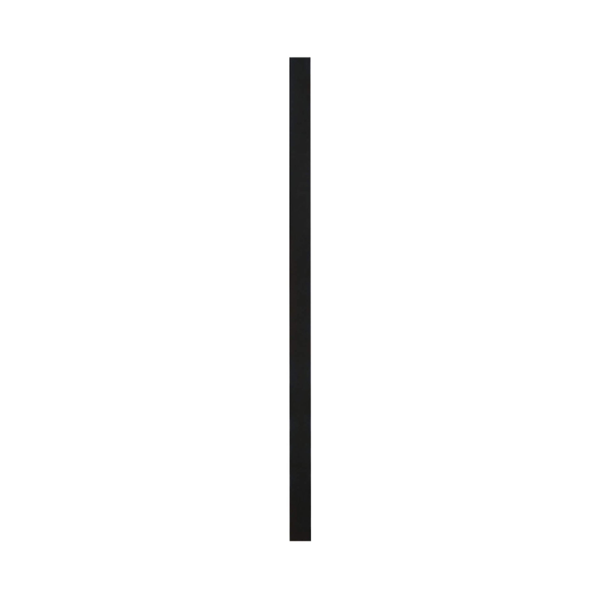 A front view of a Charcoal Composite Spindle on a white background.
