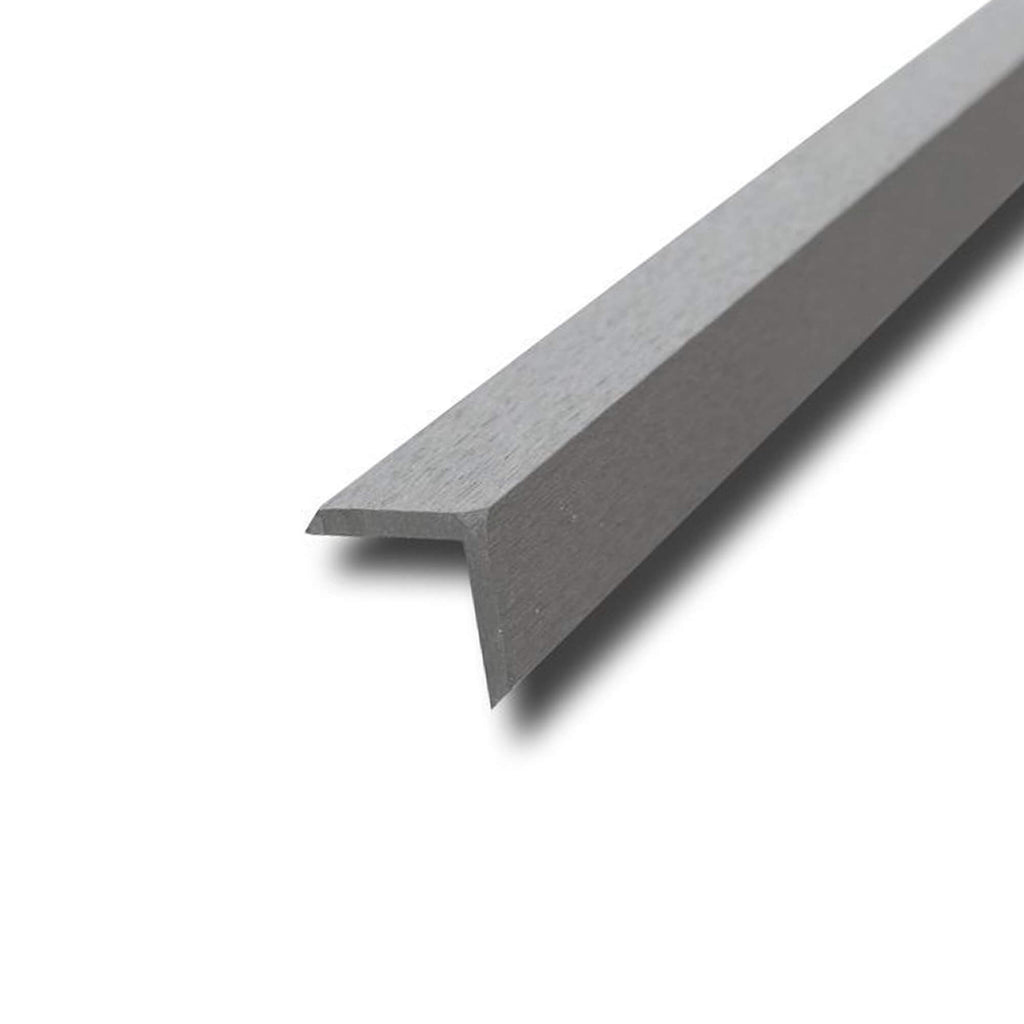 A Sliver Composite Cover Strip on a white background.